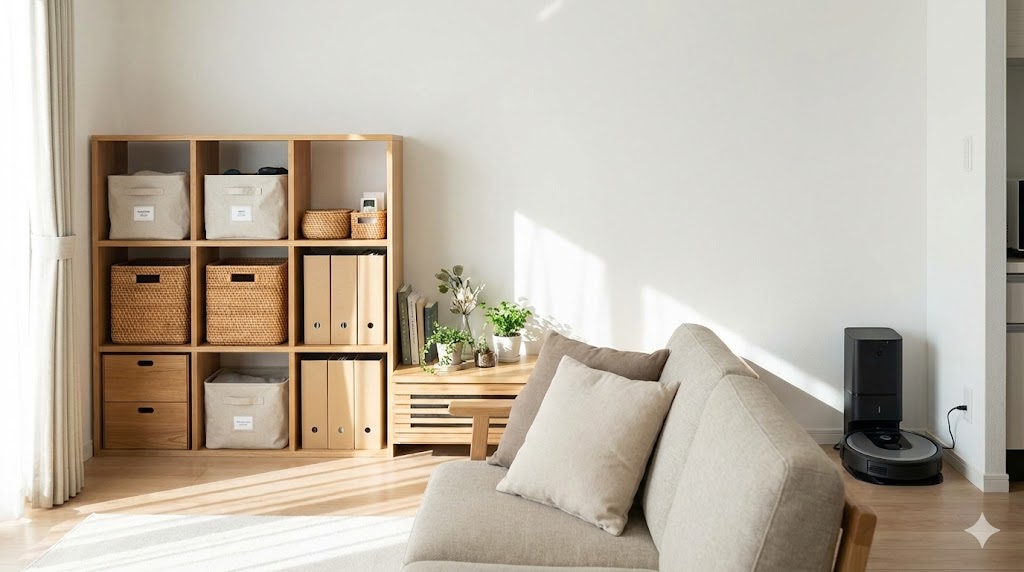 初心者でも出来る散らからない部屋にする収納術基本3ステップ